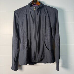 𝅺HEARTSOUL Jacket Long Sleeve Top Scrub Medium Pewter
